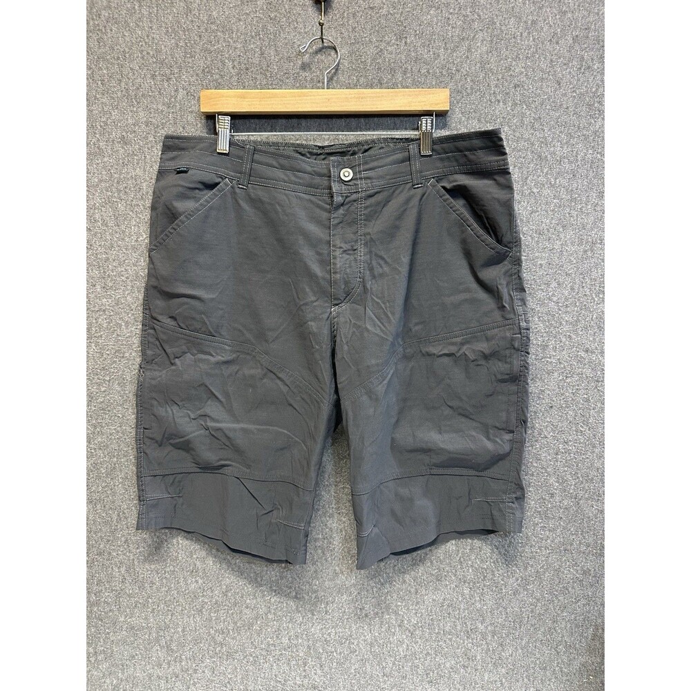 Kuhl Renegade Hiking Shorts Gray Men's Size W38 Rip-Stop Utility Outdoors